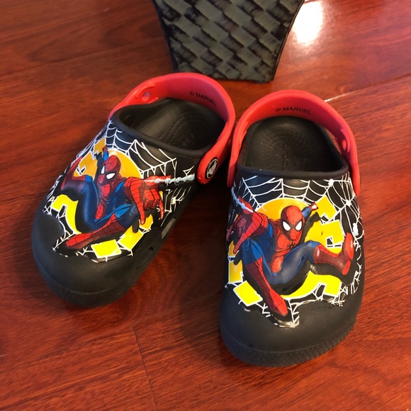 spiderman crocs toddler